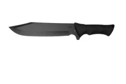 Schrade Leroy Fixed Blade 650942, Black Survival Knife