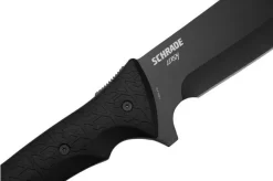 Schrade Leroy Fixed Blade 650942, Black Survival Knife -Sharp Knives SC650942 05 schrade