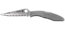 Spyderco Police C07S Serrated Pocket Knife