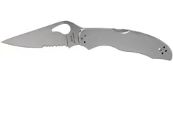 Spyderco Harrier 2 Stainless BY01PS2 Partly Serrated Pocket Knife