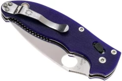 Spyderco Manix 2 S110V Dark Blue C101GPDBL2 Pocket Knife -Sharp Knives SPC101GPDBL2 04 spyderco spc101gpdbl2 04