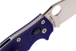 Spyderco Manix 2 S110V Dark Blue C101GPDBL2 Pocket Knife -Sharp Knives SPC101GPDBL2 06 spyderco spc101gpdbl2 06