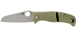 Spyderco Caribbean C217GPSF Sheepfoot Pocket Knife, Sal Glesser Design