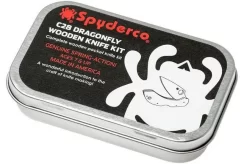 Spyderco Wooden Kit Dragonfly C28 WDKIT1 Wooden Pocket Knife -Sharp Knives SPWDKIT1 04 spyderco spwdkit1 04