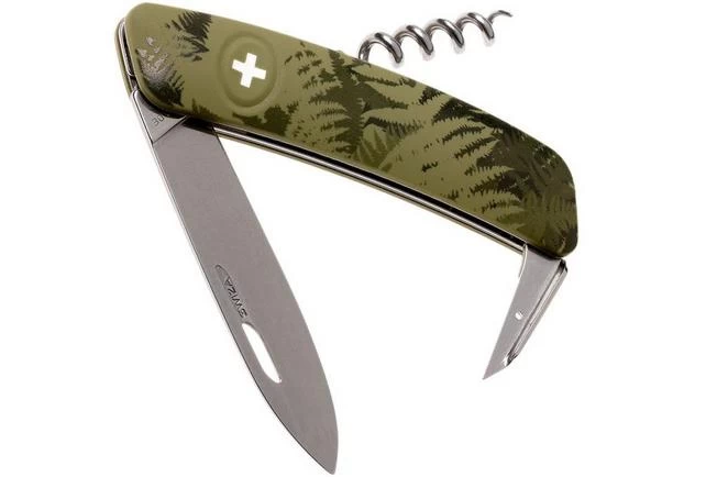 Swiza C01 Silva Swiss Pocket Knife, Green 1 Swiza C01 Silva Swiss Pocket Knife, Green