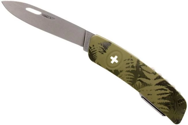 Swiza C01 Silva Swiss Pocket Knife, Green 3 Swiza C01 Silva Swiss Pocket Knife, Green - Image 3