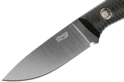 TRC Knives Classic Freedom, FFG, Black Canvas Micarta Outdoor Knife -Sharp Knives TI CF FFG MICBK 03 trc knives