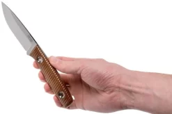 TRC Knives Classic Freedom, Brown Canvas Micarta Outdoor Knife 14 TRC Knives Classic Freedom, Brown Canvas Micarta Outdoor Knife -Sharp Knives TI CF MICBR 06 trc knives