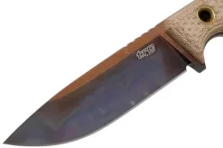 TRC Knives South Pole Apocalypse Finish 2020 Biohazard Edition, Elmax, Natural Canvas Micarta, Survival Knife -Sharp Knives TI SP BCM 2020 03 trc knives