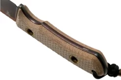 TRC Knives South Pole Apocalypse Finish 2020 Biohazard Edition, Elmax, Natural Canvas Micarta, Survival Knife -Sharp Knives TI SP BCM 2020 04 trc knives