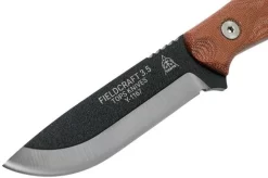 TOPS Knives TOPS Fieldcraft 3.5 Mini BROS, Brown Micarta MBROS-01 Bushcraft Knife -Sharp Knives TK MBROS 01 03 tops knives