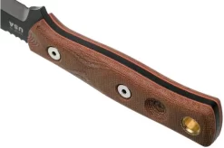 TOPS Knives TOPS Fieldcraft 3.5 Mini BROS, Brown Micarta MBROS-01 Bushcraft Knife -Sharp Knives TK MBROS 01 04 tops knives