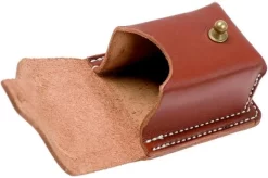 TOPS Knives Leather Bushcraft Pouch Brown SHL-LBP-01 -Sharp Knives TK SHL LBP 01 03 tops knives