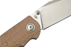 Viper Turn V5988CN Natural Canvas Micarta Pocket Knife, Fabrizio Silvestrelli Design -Sharp Knives VPV5988CN 05 viper