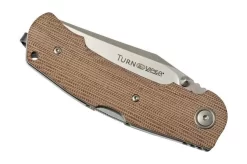 Viper Turn V5988CN Natural Canvas Micarta Pocket Knife, Fabrizio Silvestrelli Design -Sharp Knives VPV5988CN 06 viper