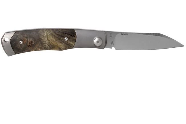 Viper Hug 2 V5994IW Poplar Burl Knivesandtools Exclusive Pocket Knife, Sacha Thiel Design 2 Viper Hug 2 V5994IW Poplar Burl Knivesandtools Exclusive Pocket Knife, Sacha Thiel Design - Image 2