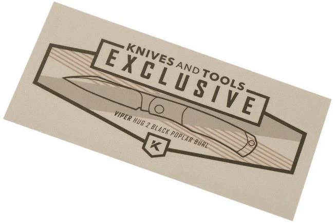 Viper Hug 2 V5994IW Poplar Burl Knivesandtools Exclusive Pocket Knife, Sacha Thiel Design 9 Viper Hug 2 V5994IW Poplar Burl Knivesandtools Exclusive Pocket Knife, Sacha Thiel Design - Image 9