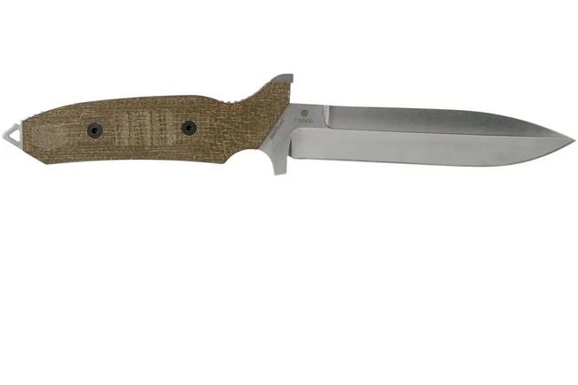 Viper Fearless VT4018CG Sleipner Stonewashed, Green Canvas Micarta, Fixed Knife, Rumici Design 2 Viper Fearless VT4018CG Sleipner Stonewashed, Green Canvas Micarta, Fixed Knife, Rumici Design - Image 2