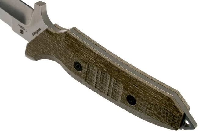 Viper Fearless VT4018CG Sleipner Stonewashed, Green Canvas Micarta, Fixed Knife, Rumici Design 4 Viper Fearless VT4018CG Sleipner Stonewashed, Green Canvas Micarta, Fixed Knife, Rumici Design - Image 4
