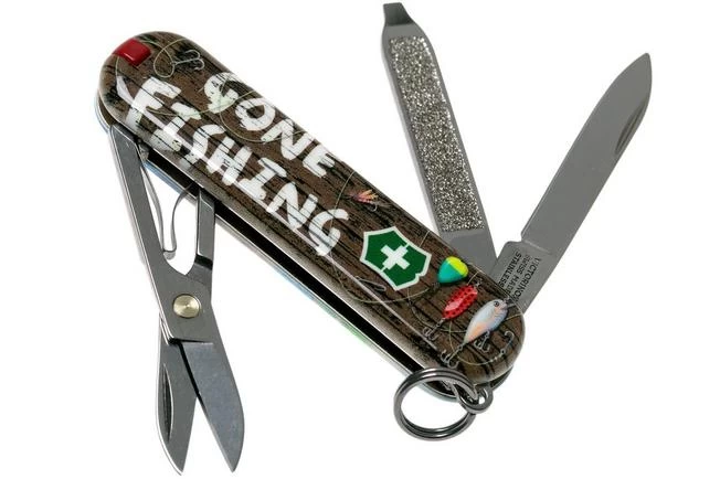 Victorinox Classic SD Gone Fishing Limited Edtion 2020 0-6223-L2005 Swiss Pocket Knife 1 Victorinox Classic SD Gone Fishing Limited Edtion 2020 0-6223-L2005 Swiss Pocket Knife