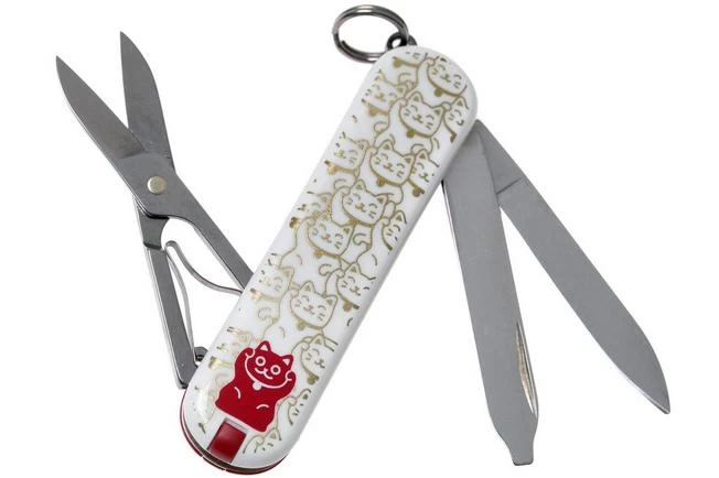 Victorinox Classic SD Lucky Cat Limited Edition 2021 0.6223.L2106 Swiss Pocket Knife 2 Victorinox Classic SD Lucky Cat Limited Edition 2021 0.6223.L2106 Swiss Pocket Knife - Image 2