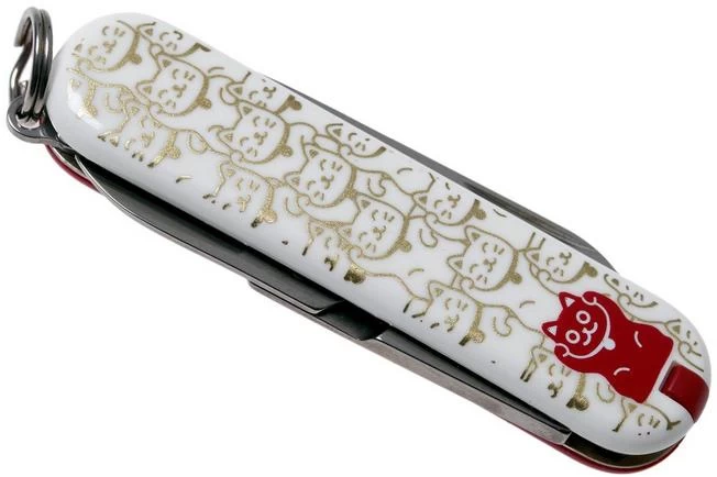 Victorinox Classic SD Lucky Cat Limited Edition 2021 0.6223.L2106 Swiss Pocket Knife 4 Victorinox Classic SD Lucky Cat Limited Edition 2021 0.6223.L2106 Swiss Pocket Knife - Image 4