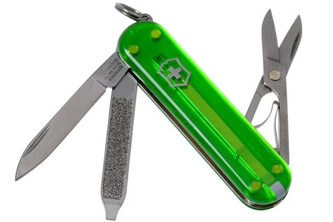 Victorinox Classic SD Translucent Colours, Green Tea 0.6223.T41G Swiss Pocket Knife 1 Victorinox Classic SD Translucent Colours, Green Tea 0.6223.T41G Swiss Pocket Knife