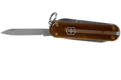 Victorinox Classic SD Translucent Colours, Chocolate Fudge 0.6223.T55G Swiss Pocket Knife -Sharp Knives VT0 6223 T55G 03 victorinox