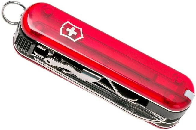 Victorinox Nail Clip 580, Swiss Pocket Knife, Transparant Red 7 Victorinox Nail Clip 580, Swiss Pocket Knife, Transparant Red - Image 7