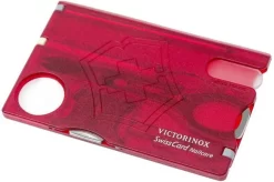 Victorinox SwissCard Nailcare Translucent Red - 0.7240.T