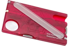 Victorinox SwissCard Nailcare Translucent Red - 0.7240.T -Sharp Knives VT0 7240 T 03 victorinox