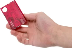 Victorinox SwissCard Nailcare Translucent Red - 0.7240.T -Sharp Knives VT0 7240 T 05 victorinox