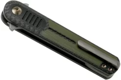 We Knife Angst 2002A Carbon Fibre, Green G10 Pocket Knife, Justin Lundquist Design 11 We Knife Angst 2002A Carbon Fibre, Green G10 Pocket Knife, Justin Lundquist Design -Sharp Knives WK2002A 04 we knife